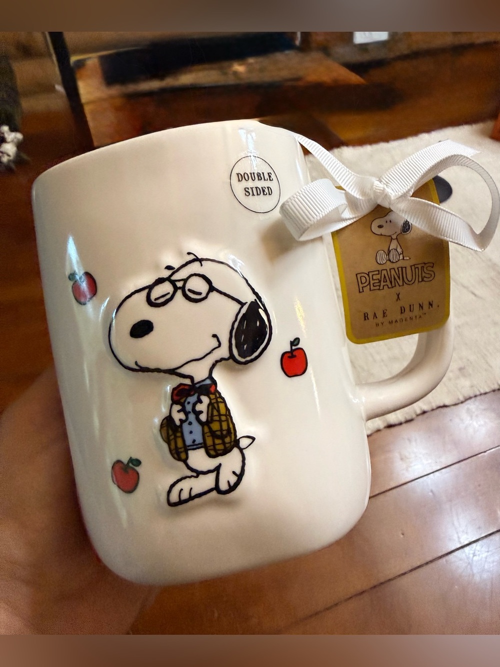 #1 TEACHER Rae Dunn x Peanuts Snoopy Coffee Mug